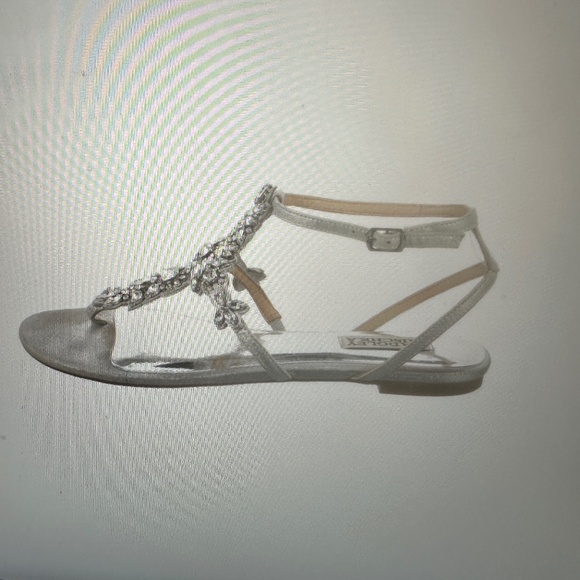 Badgley Mischka Crystal Embellished Sandals - Picture 9 of 9